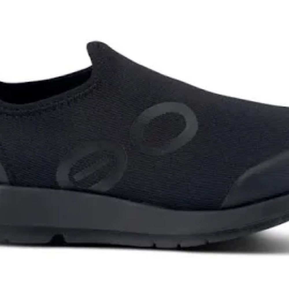 OOFOS Black Slip-On Women's Shoes - Picture 2 of 2